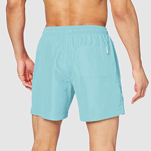 Calvin Klein Medium Drawstring Bañador, Azul (Air Blue Cae), L para Hombre