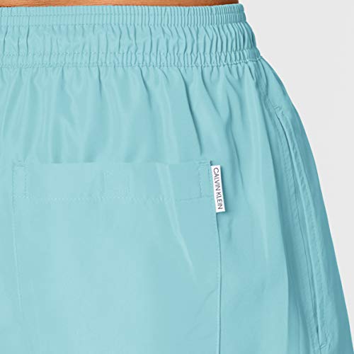 Calvin Klein Medium Drawstring Bañador, Azul (Air Blue Cae), L para Hombre