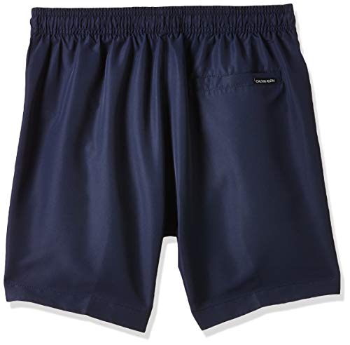 Calvin Klein Medium Drawstring Bañador, Azul (Black Iris CBK), L para Hombre