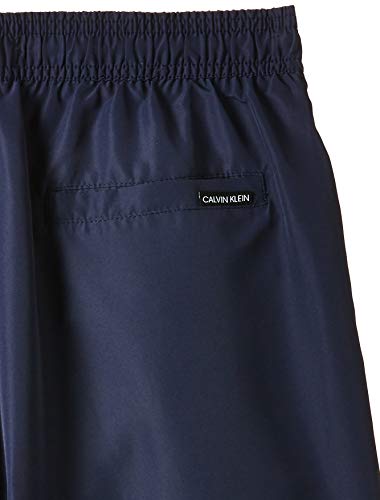 Calvin Klein Medium Drawstring Bañador, Azul (Black Iris CBK), L para Hombre
