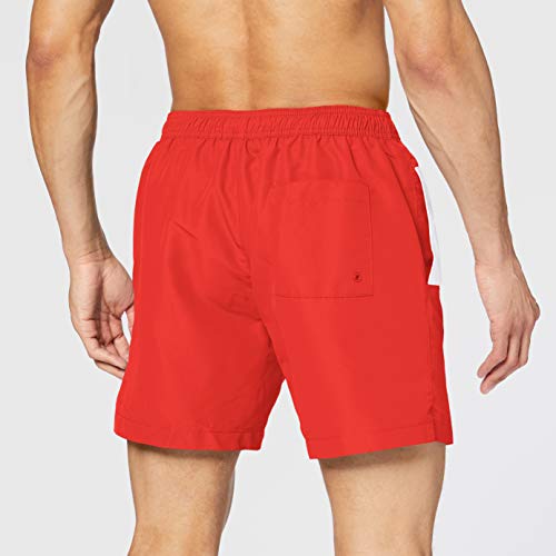 Calvin Klein Medium Drawstring Bañador, Rojo (High Risk XBG), XL para Hombre