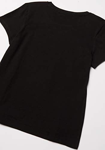 Calvin Klein Nyck Classic Slim tee Camisa, Black, XS para Mujer