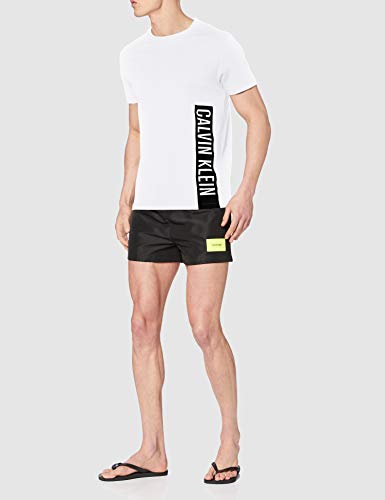 Calvin Klein Relaxed Crew tee Top de Pijama, Blanco (PVH Classic White YCD), L para Hombre