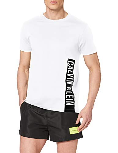 Calvin Klein Relaxed Crew tee Top de Pijama, Blanco (PVH Classic White YCD), L para Hombre