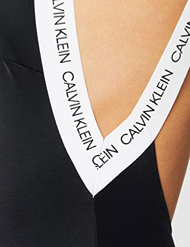 Calvin Klein Scooped One Piece Pijama, Negro (PVH Black BEH), L para Mujer