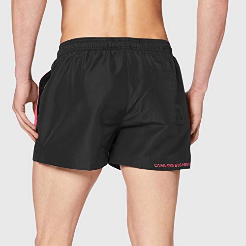 Calvin Klein Short Drawstring Bañador, Negro (PVH Black BEH), XL para Hombre