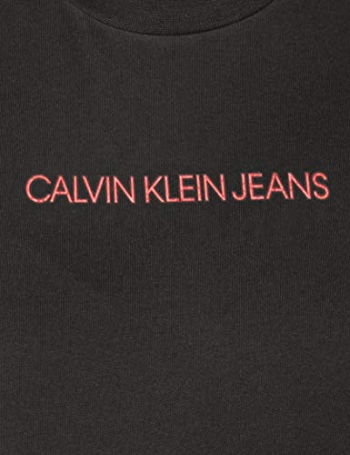 Calvin Klein Shrunken Institutional Gmd tee Camisa, Grey, L para Mujer