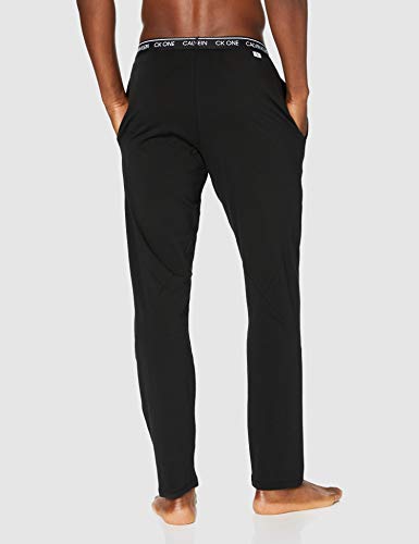 Calvin Klein Sleep Pant Pantalones de Pijama, Negro (Black 001), L para Hombre