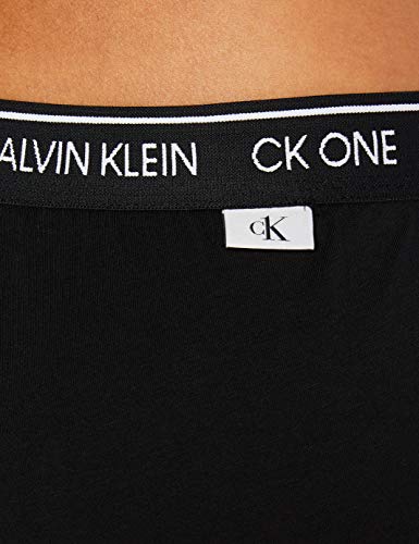 Calvin Klein Sleep Pant Pantalones de Pijama, Negro (Black 001), S para Mujer