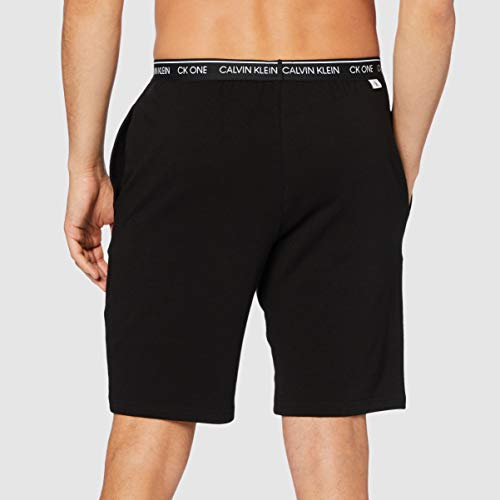 Calvin Klein Sleep Short Pantalones de Pijama, Negro (Black 001), S para Hombre
