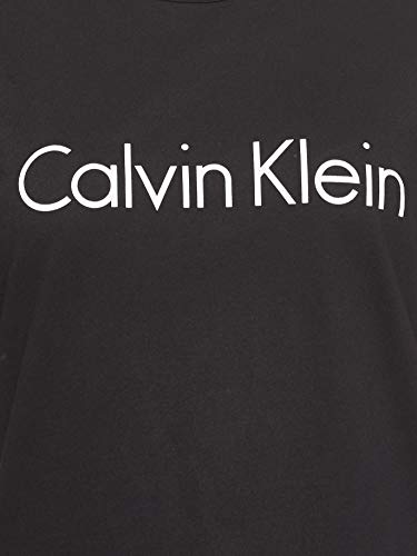 Calvin Klein S/s Crew Neck Top de Pijama, Negro (Black 001), XS para Mujer