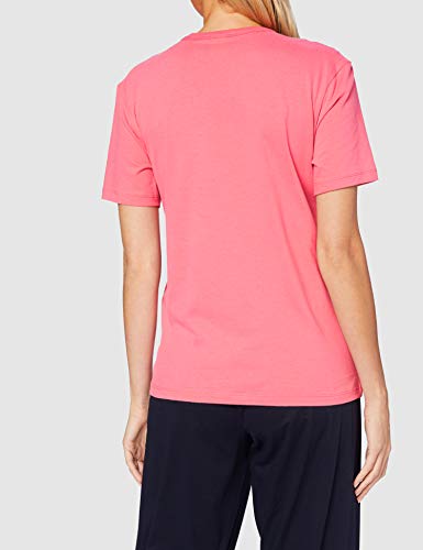 Calvin Klein S/s Crew Neck Top de Pijama, Rosa (Adored AD5), L para Mujer