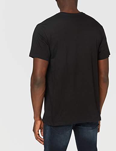 Calvin Klein S/s V Neck 3pk Camisa, Negro, XL Unisex Adulto