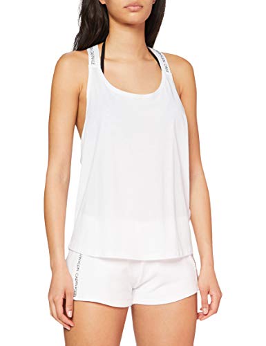 Calvin Klein Tank Top de Pijama, Blanco (PVH Classic White 9716280 YCD), XS para Mujer