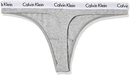 Calvin Klein Thong, Tanga para Mujer, Gris (Grey Heather 020), X-Large