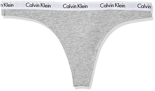 Calvin Klein Thong, Tanga para Mujer, Gris (Grey Heather 020), X-Large