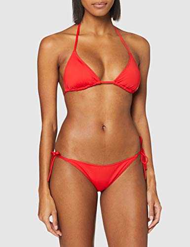 Calvin Klein Triangle-rp Almohadillas y Rellenos de Sujetador, Rojo (High Risk XBG), M para Mujer