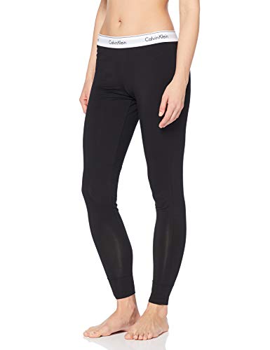 Calvin Klein underwear MODERN COTTON - PJ PANT - Pantalones de pijama para mujer, Black 001, X-Small