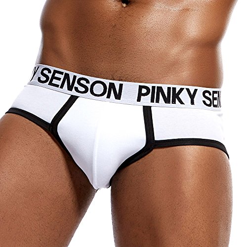 Calzoncillos Boxer para Hombre Cintura Bien Baja Sexy Bragas eróticas Algodón Cómodo Transpirables Moda Costura Slips para Hombre Ropa de Dormir Atractivo Briefs MMUJERY