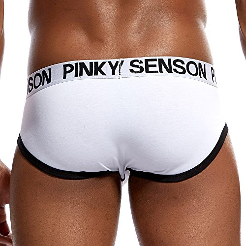 Calzoncillos Boxer para Hombre Cintura Bien Baja Sexy Bragas eróticas Algodón Cómodo Transpirables Moda Costura Slips para Hombre Ropa de Dormir Atractivo Briefs MMUJERY