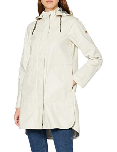 camel active Womenswear Mantel Abrigo, Blanco (Offwhite 1), 38 para Mujer