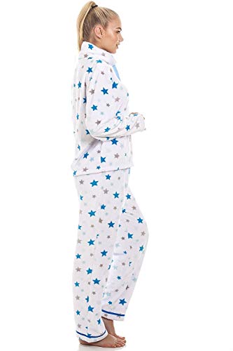 Camille Conjuntos de Pijama de Felpa para Mujer Supersoft 44/46 White