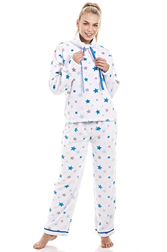 Camille Conjuntos de Pijama de Felpa para Mujer Supersoft 44/46 White