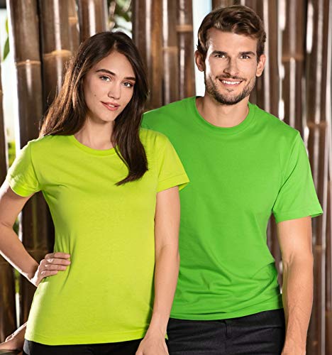 Camiseta clásica para mujer. Verde botella. S