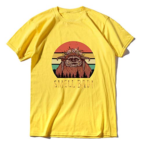 Camiseta de los hombres de la novedad Ludo El Laberinto Olor Mal Culto Película de los 80s Fantasía Vintage Algodón Negro Top Tee para Hombres Mujeres