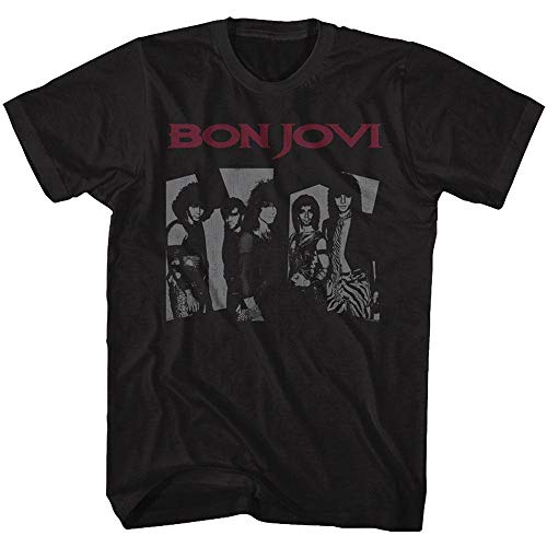 Camiseta de manga corta para hombre Bon Jovi Rock Tee para mujer Hiphop Shirts