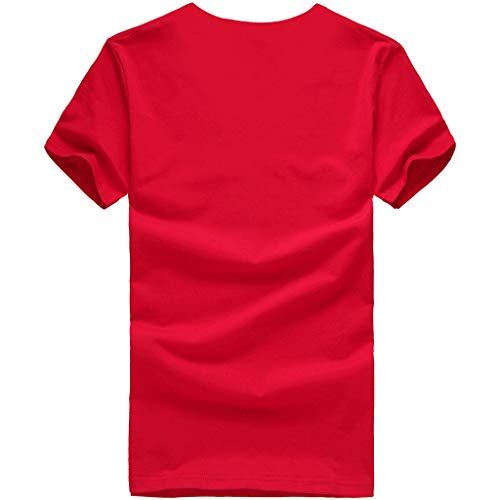 Camiseta de Mujer Manga Corta con Estampado Love Gesture Blusa Camisa Cuello Redondo Basica Casual Original T-Shirt Elegantes Camiseta de Fitness Deportiva para Mujeres riou