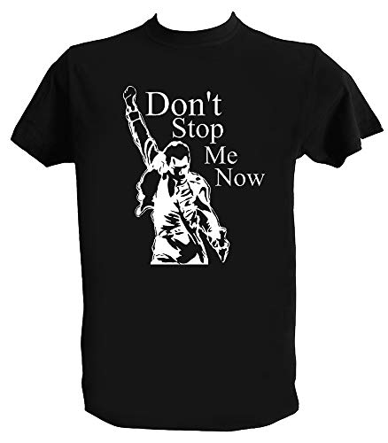 Camiseta Freddie Mercury Queen Fan Art Hombre Niño Don't Stop Me Now Grupos de Rock, 12-14 Años