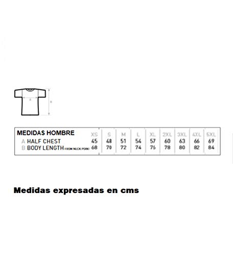 Camiseta LOS Suaves Rock español Algodon Calidad 190grs (M)