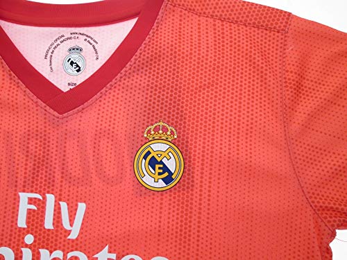 Camiseta oficial del Real Madrid Modric Roja Third 2018 2019 en blíster de regalo (10 años niño)