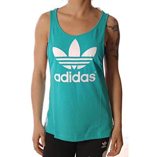 Camiseta Tirantes (Tank Top) adidas – Kauwela turquesa talla: 40 M (Medium)