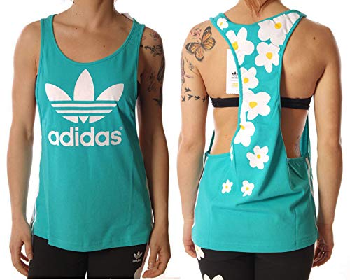 Camiseta Tirantes (Tank Top) adidas – Kauwela turquesa talla: 40 M (Medium)
