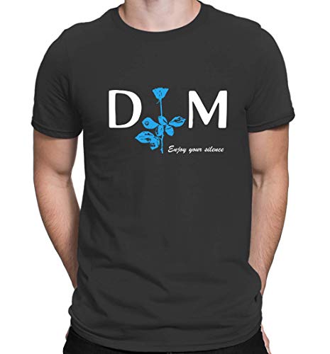Camisetas clásicas para hombre Depeche Rose Mode Disfruta de tu silencio Camisetas de manga corta