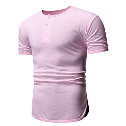 Camisetas de Manga Cortas para Hombre con Cuello Redondo Originales Estampada Casual Divertidas Camisa Interior termicas Camisetas de Tirantes Manga Corta Blusa Tops T-Shirt Pullover Abrigos