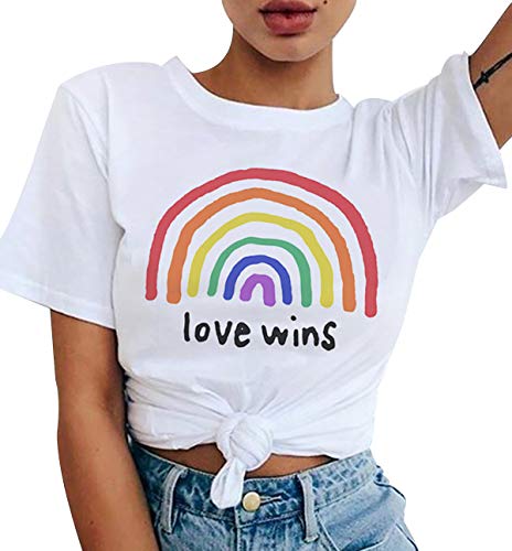 Camisetas Graciosas Mujer Manga Corta Cuello Redondo Camiseta Divertida Mujer Oversize Talla Grande Camisas Estampadas Mujer Camisetas Anchas Largas de Mujer Tops Camisa Larga Blusas Casual Suelta XL