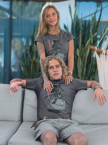 Camisetas La Colmena 154 Bouncy Star - (by Fernando Sala Soler) (XL, Gris Oscuro.)