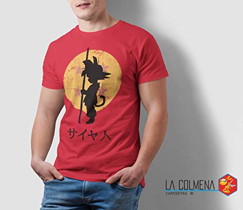Camisetas La Colmena 164 - Looking for The Dragon Balls (ddjvigo) (Roja, M)