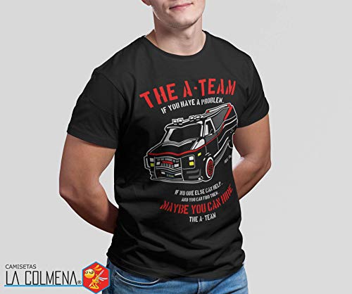 Camisetas La Colmena 4209-Parodia, The A Team XXL