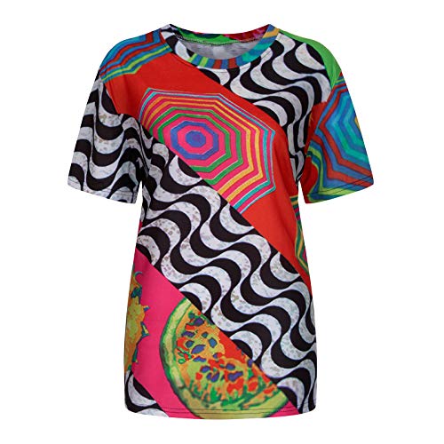 Camisetas Manga Corta Hombre Estilo éTnico Retro Tops De Hombre AlgodóN De Cuello Redondo Transpirable En Verano Short-Sleeve Crewneck Cotton Deportivo T-Shirt For Men Pullover (A12, 3XL)