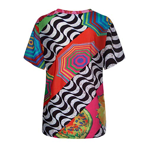 Camisetas Manga Corta Hombre Estilo éTnico Retro Tops De Hombre AlgodóN De Cuello Redondo Transpirable En Verano Short-Sleeve Crewneck Cotton Deportivo T-Shirt For Men Pullover (A12, 3XL)