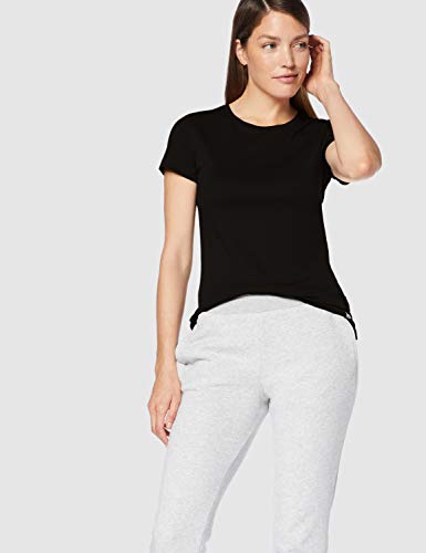 CARE OF by PUMA Camiseta de algodón con cuello redondo para mujer, Negro (Black), 42, Label: L