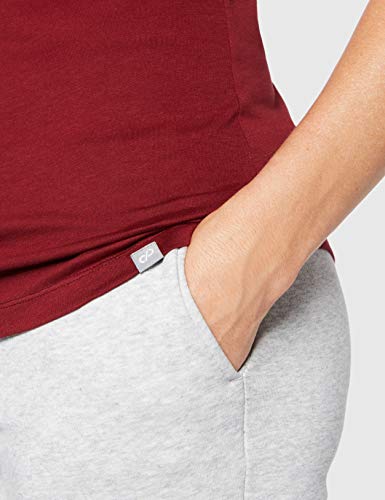 CARE OF by PUMA Camiseta de algodón con cuello redondo para mujer, Rojo (Red), 38, Label: S
