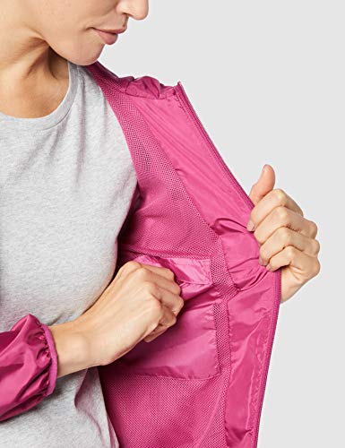 CARE OF by PUMA Chaqueta Cortavientos Impermeable para Mujer, Rosa (Pink (magenta)), 38, Label: S