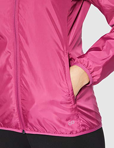 CARE OF by PUMA Chaqueta Cortavientos Impermeable para Mujer, Rosa (Pink (magenta)), 40, Label: M