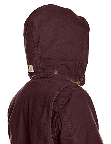 Carhartt Full Swing Caldwell Chaquetas, Deep Wine/Shadow, L Regular para Mujer