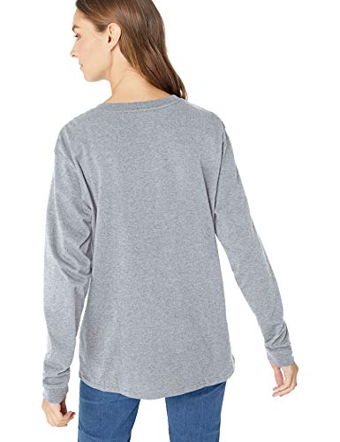 Carhartt Pocket Long-Sleeve T-Shirt Camisetas, Heather Grey, Large para Mujer